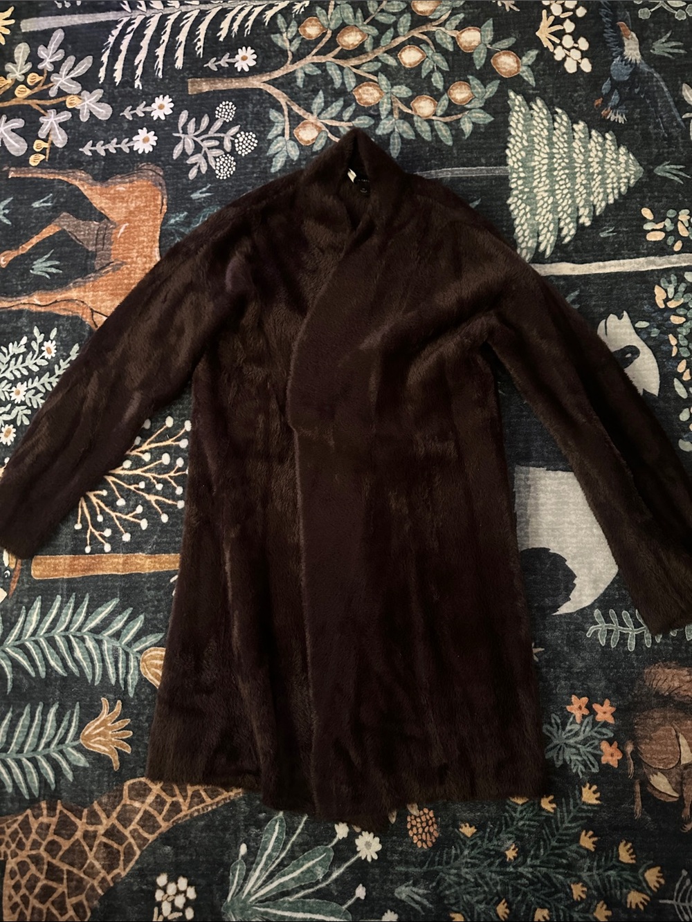Dark Brown soft cardigan - Long Sleeve Outerwear